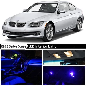 Paquete de luces LED interiores azules para BMW E92 M3 2006-2012 cupé serie 3 - Imagen 1 de 8