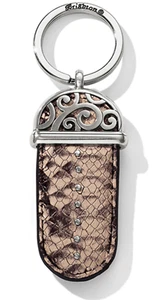 Brighton  Brighton Pretty Tough Leather Key Fob Snake Print E1785  NWT $40 - Picture 1 of 2
