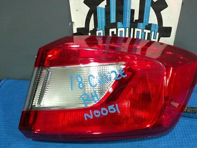 Chevrolet Cruze 2017-2019 lado derecho exterior luz trasera freno lámpara OEM -TLP-6 Foto 1 de 4