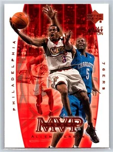 2000 Upper Deck #410 Allen Iverson MVP Philadelphia 76ers - Picture 1 of 2
