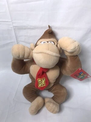 Peluche 10" Nintendo Super Mario Bros Mario, Donkey Kong con licencia nuevo con etiquetas Foto 1 de 4