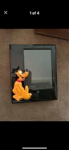 New Vintage Boxed Disney Pluto Picture Frame-3D-fits 3X4 Images-Made By Applause - Picture 1 of 4