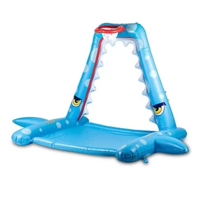 Zone Tech Irrigatore Gonfiabile per Squali con Canestro da Basket - Splash Pad Irrigatore - Foto 1 di 8