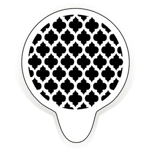 Quadrifoglio Artigianale Stencil Modello Elegante per Decorazione Casa Vetro Tessuto Parete - Foto 1 di 4