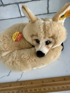 Seltene Original Steiff Plüsch Fenny FUCHS zusammengerollte große Ohren 070006 - Bild 1 von 8