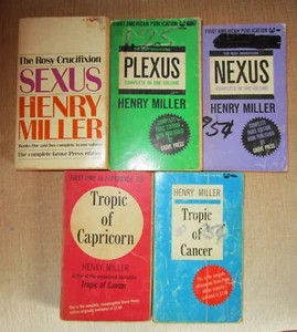 Rosy Crucifixion - Sexus Plexus Nexus / Tropic Of Cancer, Capricorn Grove Press - Picture 1 of 3