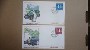 Liechtenstein 1984 2 x FDC set Europa Mi.837 - 838. US cachet. - Picture 1 of 3