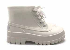 Givenchy Bottine Glaston Damen Größe 7 | EU 37 Freizeit Regen Stiefel Weiß Mode Schuh - Bild 1 von 5