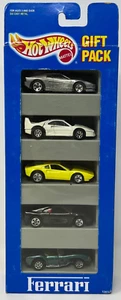 Hot Wheels 1993 - Paquete de regalo de 5 coches Ferrari - Mattel 12405 vintage nuevo sin abrir - Imagen 1 de 8