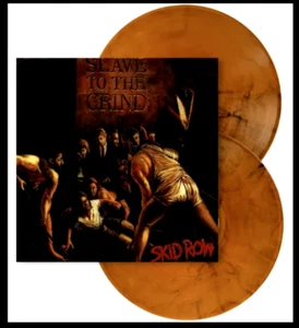 SKID ROW, SLAVE TO THE GRIND, 180 GRAM ORANGE COLORED VINYL 2LP GATEFOLD, NEW - Picture 1 of 2