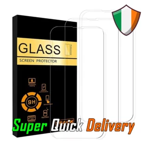 3X PACK Geniune Tempered Glass Screen Protector For iPhone 16 15 14 13 12 11 X - Zdjęcie 1 z 10