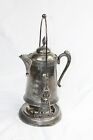 19 Th century Pairpoint Quadruple Silver Plate Handled tea pot . Made in the USA