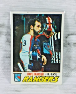 1977-78 TOPPS HOCKEY NHL #170 DAVE FARRISH (RANGERS) RC ROOKIE CARD! - Picture 1 of 2