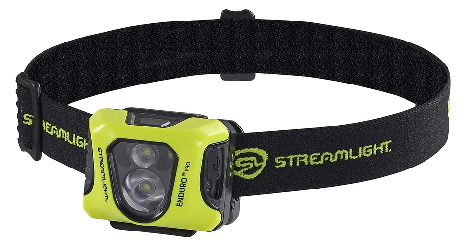 Farol Streamlight Enduro Pro USB recarregável amarelo luz multifuncional - Imagem 1 de 4