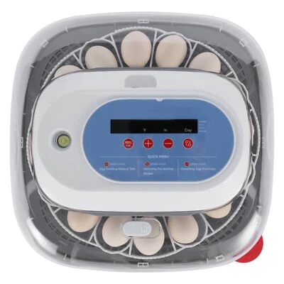 Inkubator Brutautomat Egg Incubator Brutapparat Flächenbrüter 16/20/24/35 Eier - Bild 1 von 4