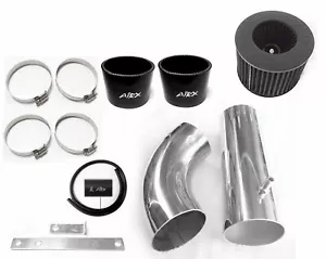 AirX Racing Black Air Intake System Kit 2PC For 2007-2013 Acura MDX 3.7L V6 - Foto 1 di 2