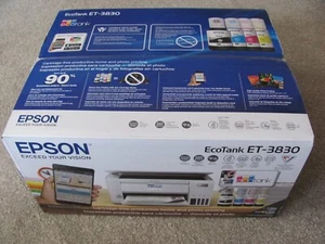 Brandneu Epson EcoTank ET-3830 WLAN-Farb-All-in-One-Duplexdrucker - weiß - Bild 1 von 18