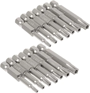 5 Punkt Security Star Torx Schraubendreher Bits Set 14tlg Security Star Torx Screwdr - Bild 1 von 12