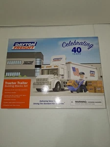 Set Blocchi Costruzione Rimorchio Trattore Merci First Gear 40th Dayton Nuovo Sigillato - Foto 1 di 5
