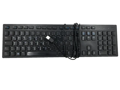 DELL Wired Keyboard KB216t - kabelgebunden (USB), schwarz - Bild 1 von 3
