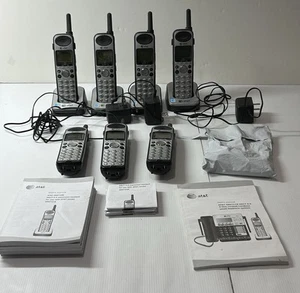 AT&T SB67108 Small Business System LOT Phones, Docks, Chargers, Manuals - Picture 1 of 10