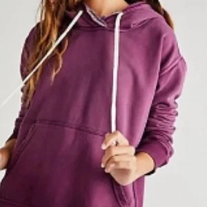 Sudadera con Capucha Free People Zuma Pullover S Púrpura Súper Suave Boho - Imagen 1 de 9