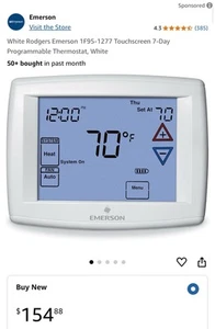 White-Rodgers 1F95-1277 Touchscreen Thermostat - Picture 1 of 7