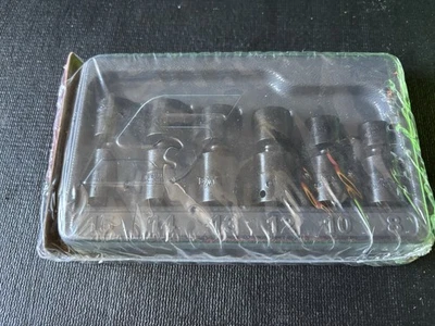 snap-on tools 1/4" drive swivel impact metric socket set 6 point new 106IPTMMA - Image 1 of 3