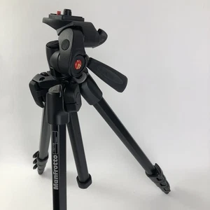 Manfrotto 7321 YB M-Y Mini 3W Aluminum Tripod With Bag And Speed Plate - Picture 1 of 12