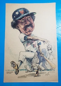 CLEON JONES 1973 NEW YORK DAILY NEWS STARK INSERT CARTOON - METS - Picture 1 of 2
