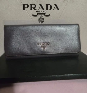 Autentico portafoglio vintage PRADA Saffiano - Foto 1 di 24