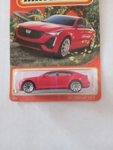 Matchbox 2021 Cadillac CT5-V Red Diecast Toys Cars Carded 1/64th Scale 70  MBX  - Picture 1 of 24