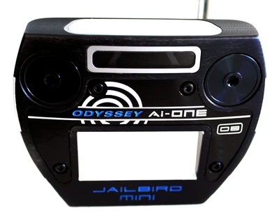 NICE Odyssey Ai-ONE Jailbird Mini DB Mallet Putter 34" w/HC Excellent Fast Ship - Image 1 of 4