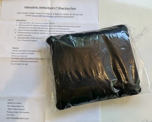 Ashley Black Kryo Pack Cold Therapy Strap Wrap Hand Foot Wrist Elbow Pain-Relief - Picture 1 of 1