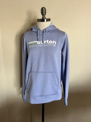 Burton Snowboards Sudadera con Capucha Mujer Med Lavanda Pullover Logotipo Agujeros para los Pulgares Foto 1 de 4
