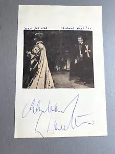 EBERHARD WÄCHTER (†1992) In-person signed Albumblatt 13x20 Autogramm - Picture 1 of 1