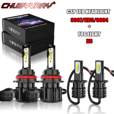 Para Nissan 300ZX 1987-1989 -CSP Bombilla Faro LED + Kit Luz Antiniebla Foto 1 de 4