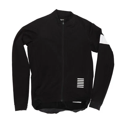 Camiseta deportiva de manga larga Rapha Pro Team para hombre PEQUEÑA NEGRA bicicleta de carretera grava carreras bolsillos Foto 1 de 2