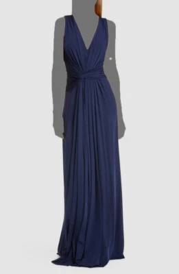 Vestido de noche para mujer Jason Wu azul sin mangas fluido jersey talla 4 $2295 Foto 1 de 4