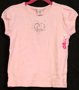 2004 Gymboree Groovy Valentine Shirt sz 5 NWT Pink Heart Love Rhinestone Pink - Picture 1 of 5