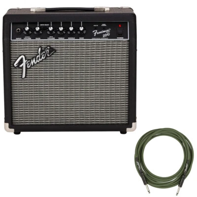 Fender Frontman 20G Guitar Amplifier W/ Fender 13ft Straight/Straight Cable - Image 1 of 4