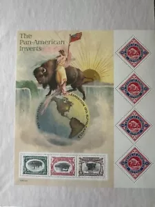 Scott #3505 Pan-American Inverts Sheet of 7 Stamps (2001) - Picture 1 of 1