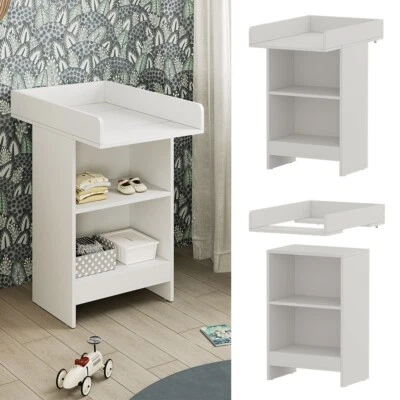 Wickeltisch Mona 60 x 88 cm, Weiß, Wickelkommode inkl. Wickelauflage Vicco - Bild 1 von 4