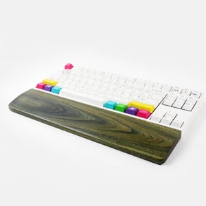 Green Sandalwood Keyboard Wrist Rest Pad Hand Support To FILCO/Poker/HHKB/IKBC - Picture 1 of 12