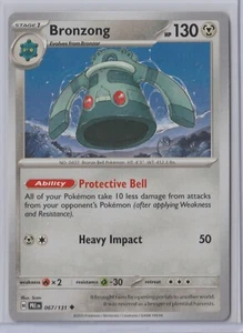Pokémon 2025 PRISMATIC EVOLUTIONS BRONZONG 67/131 MINT Never Played Pack Fresh - Picture 1 of 1