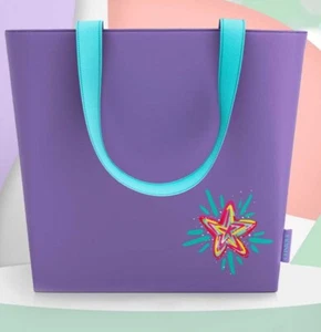 Borsa tote da viaggio grande Clinique Beauty Star Shopping viola - Foto 1 di 3