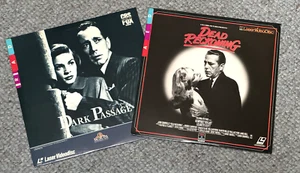 Two Film Noir Classics! Dead Reckoning & Dark Passage -Laserdisc - Extended Play - Picture 1 of 3