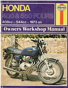 HONDA CB400 F CB550 CB550 F CB550 K1 ( 1973 - 1976 ) OWNERS WORKSHOP MANUAL - Picture 1 of 1