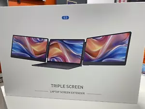 TRIPLE SCREEN S3 14 Inch Extender 1920X1080P FHD - Picture 1 of 8