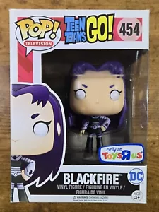 Funko POP ABOVEDADO! Teen Titans GO! #454 BLACKFIRE, 2017 sin protector, nuevo - Imagen 1 de 9